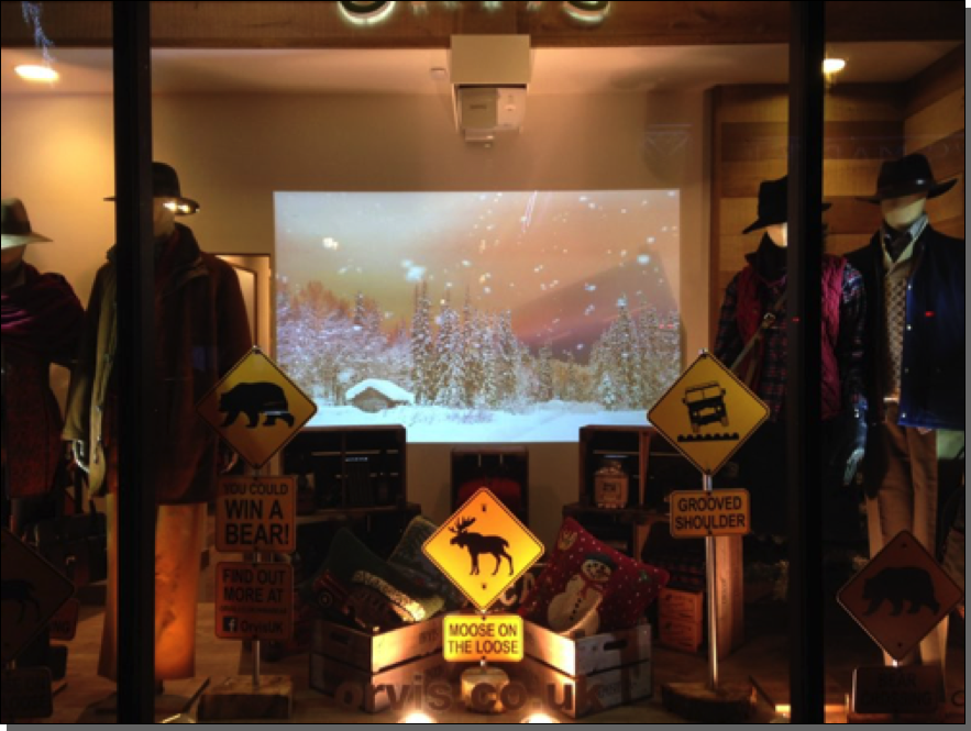 Orvis shop window displays

